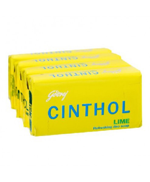 Cinthol Soap Lime Fresh 4 U x 150g
